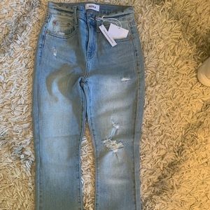 Pistola Lennon High Rise Crop Boot- Fountain Jeans